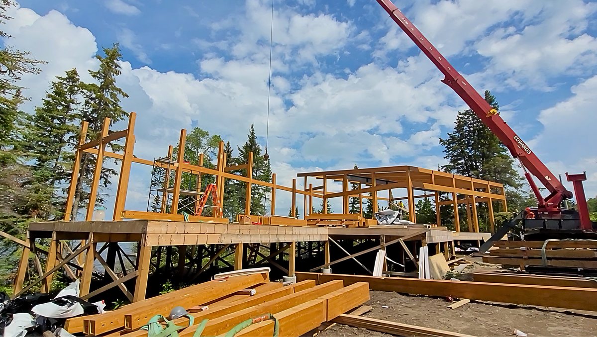 Frame raising at a remote build